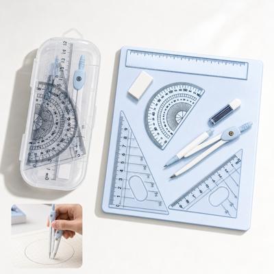 Und Linealset für Schüler, Lineal enthalten, Geometrie-Set für Prüfungen und Zeichnen