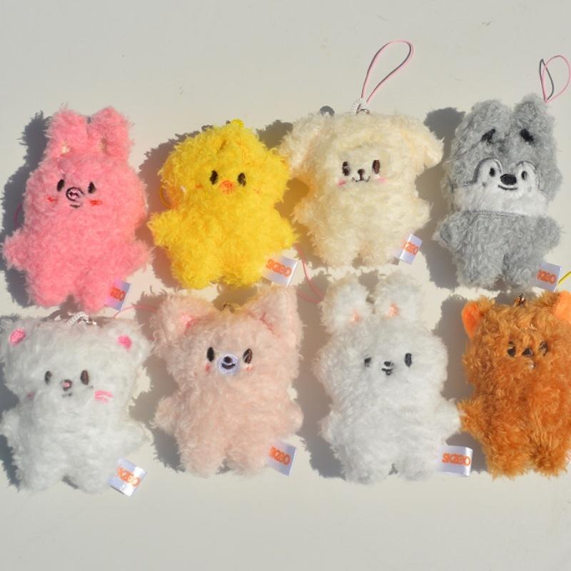 Nou 32 stiluri Stray kids 10 cm înălțime jucărie de pluș breloc decorațiune pandantiv SKZOO kawaii decorațiune geantă atingere moale păpușă animal drăguț