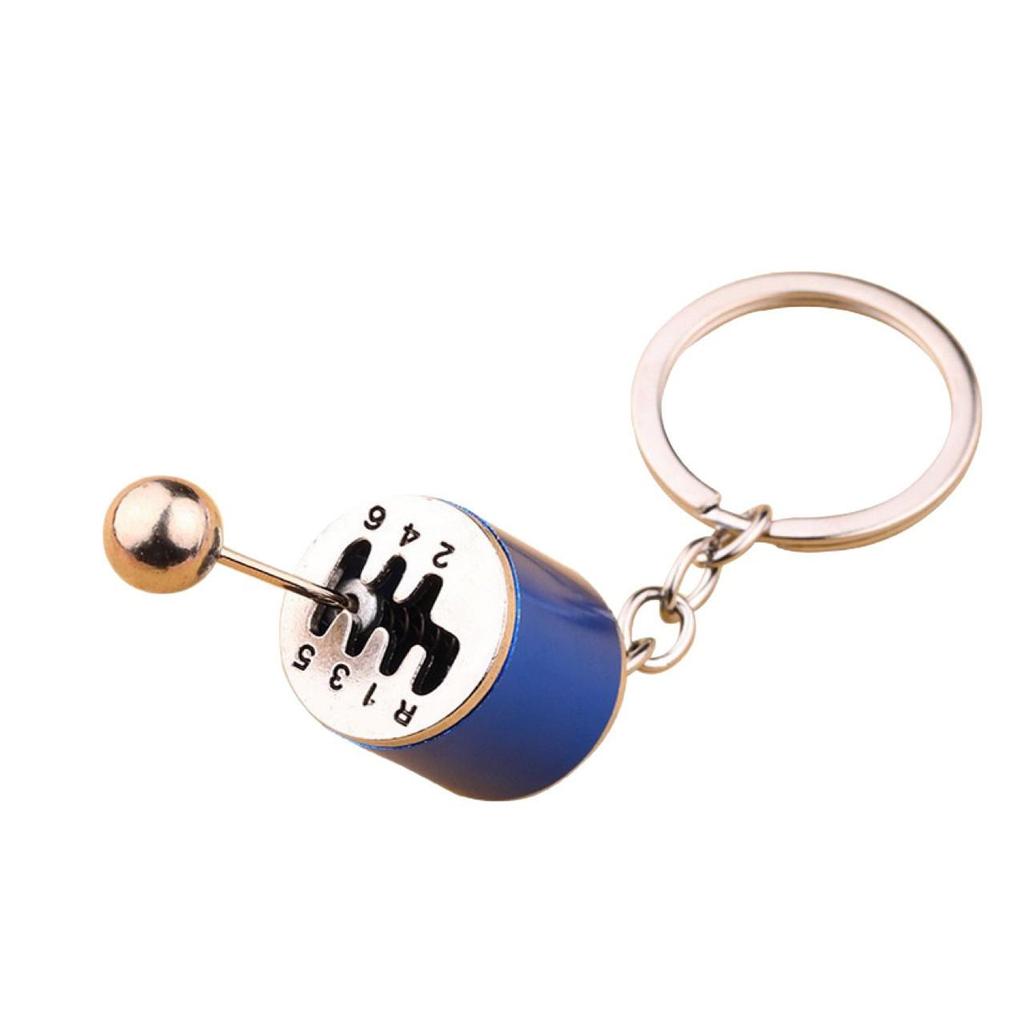 Creative Metal Gear Shift Keychain - Car Model Keyring Promotional Gift