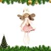 Christmas Angel Ornaments For Tree Plush Angel Wings Decor Angel Doll Pendants Christmas Angel Wings Ornament For New Year