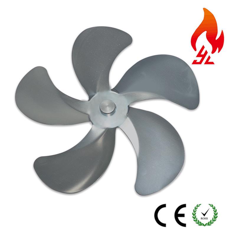 5-Blade Aluminum Alloy Fireplace Fan, Large Wind Power, 172MM Diameter (2021)