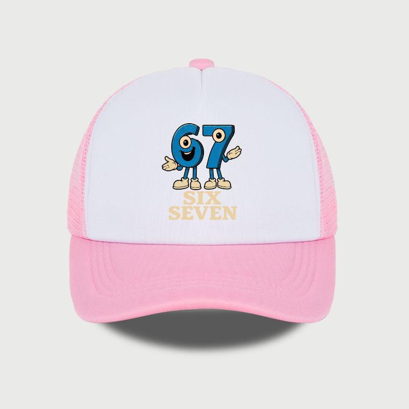 MLFO 67 Printed Mesh Cap Lightweight and Breathable Perfect for Outdoor Activities and Everyday Wear A Stylish Head Accessory