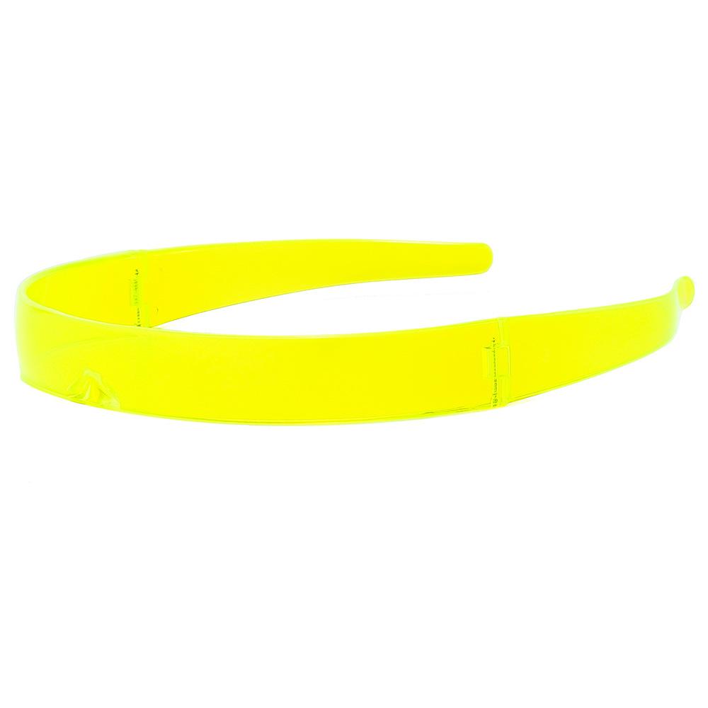 Punk Tech Frameless Ultra-Narrow Sunglasses - Trendy Headband Style for Parties and Clubbing