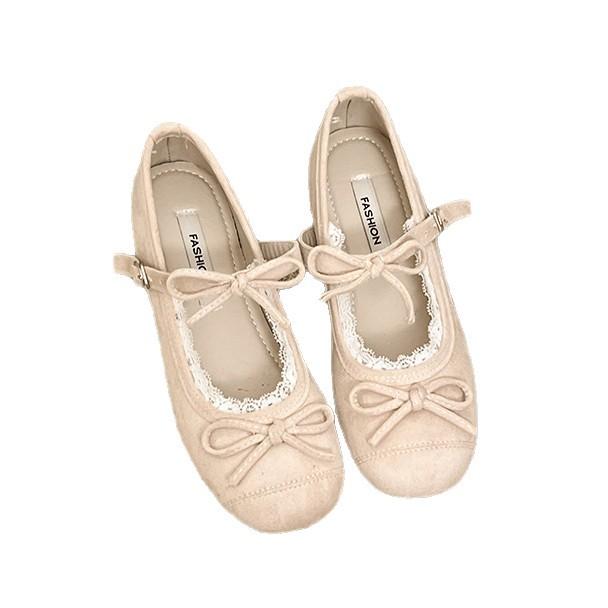 Cute Lady Style Elegant Soft Sole Not Tired Feet Mary Jane Shoes Spring and Summer New Gentle Temperament Ballet Evening Shoes