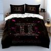 Gemini Zodiac Floral Design Bedding Duvet Cover Set Duvet Cover Pillowcases  (1 * Duvet Cover 2 * Pillowcases, without duvet insert)