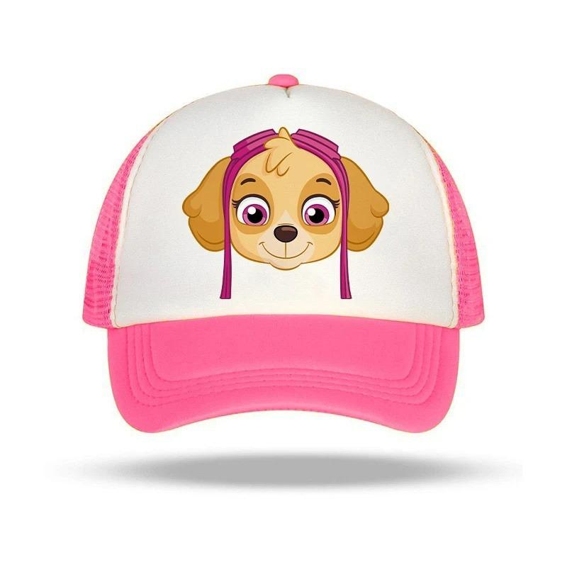 Paw Patrol Children Baseball Cap Boy Girl Peak Cap Chase Skye Zuma Mesh Caps Parent-child Summer Sunshade Hat Kid Birthday Gifts