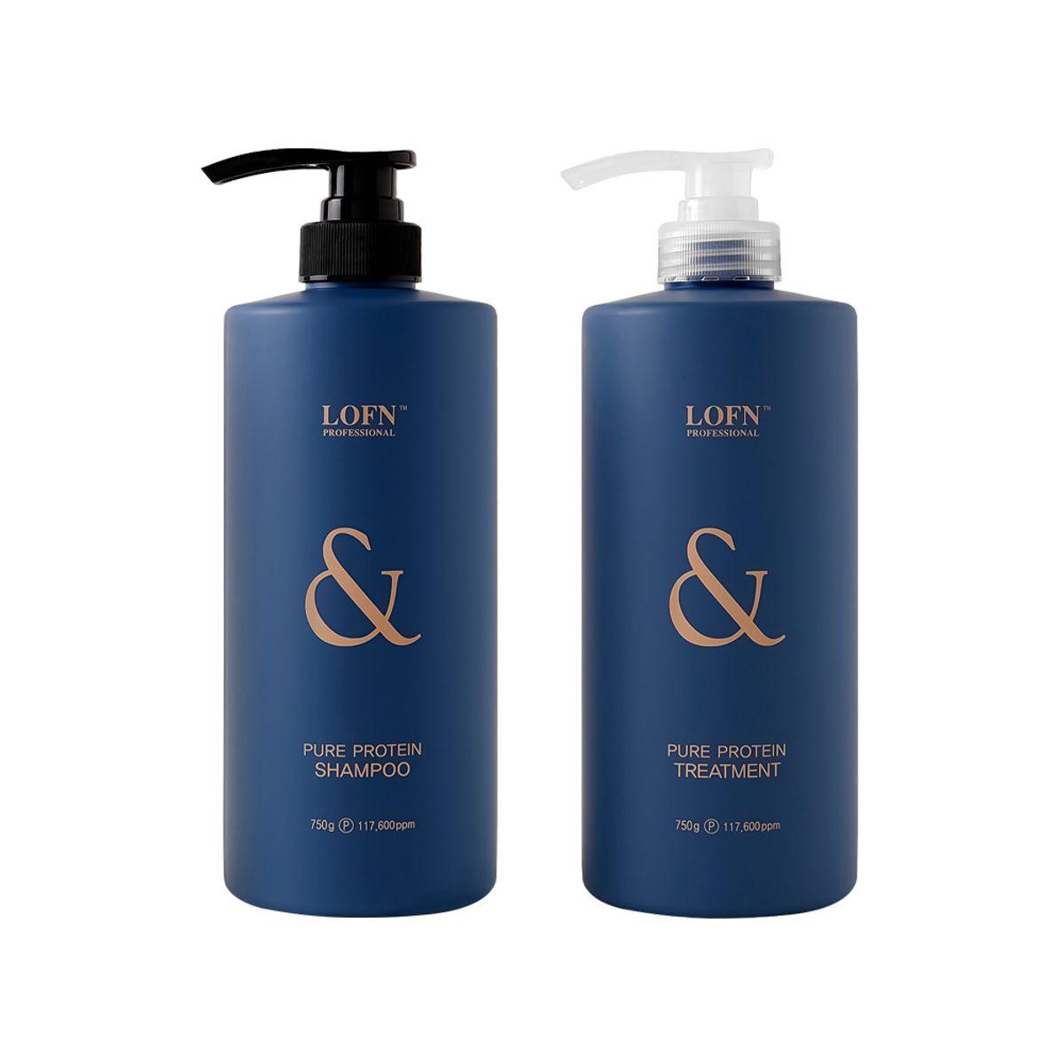 Ropen & Pure Protein Set (Shampoo 750g + Treatment 750g)