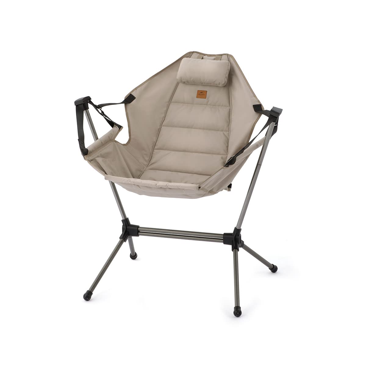 

Naturehike Кемпинговый стул Гамак Кресло-качалка Отдельно стоящий складной стул Регулируемый угол наклона Грузоподъемность 150 кг Устойчивый уличный стул Компактный стул