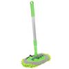 ABLZ-2 In 1 Car Wash Mop Mitt With Long Handle, Chenille Microfiber Car Wash Dust Brush Extension Pole 24-46In, Scratch Cleaning