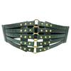 Rivet Decoration Wide Belts Hollow Out Design Corset Belt Fashion Decorative Belt  Body Shaper