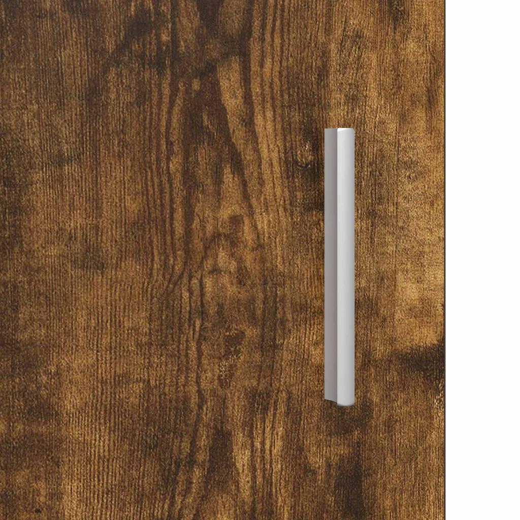 Shoe Cabinet Smoked Oak 100 x 39.5 x 51 cm Engineered Wood