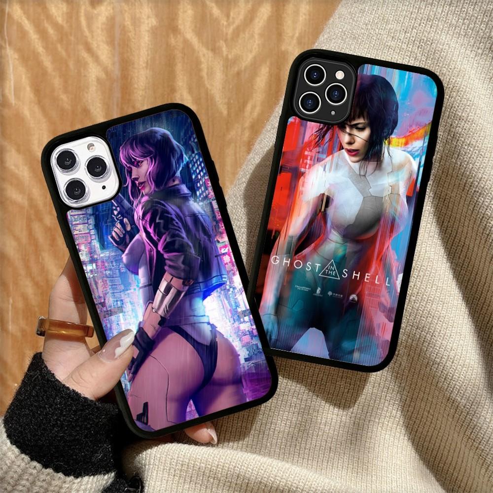 Ghost In the Shell Phone Case Silicone PC+TPU For For iPhone 11 12 13 14 15 16 Plus Pro Max Cover