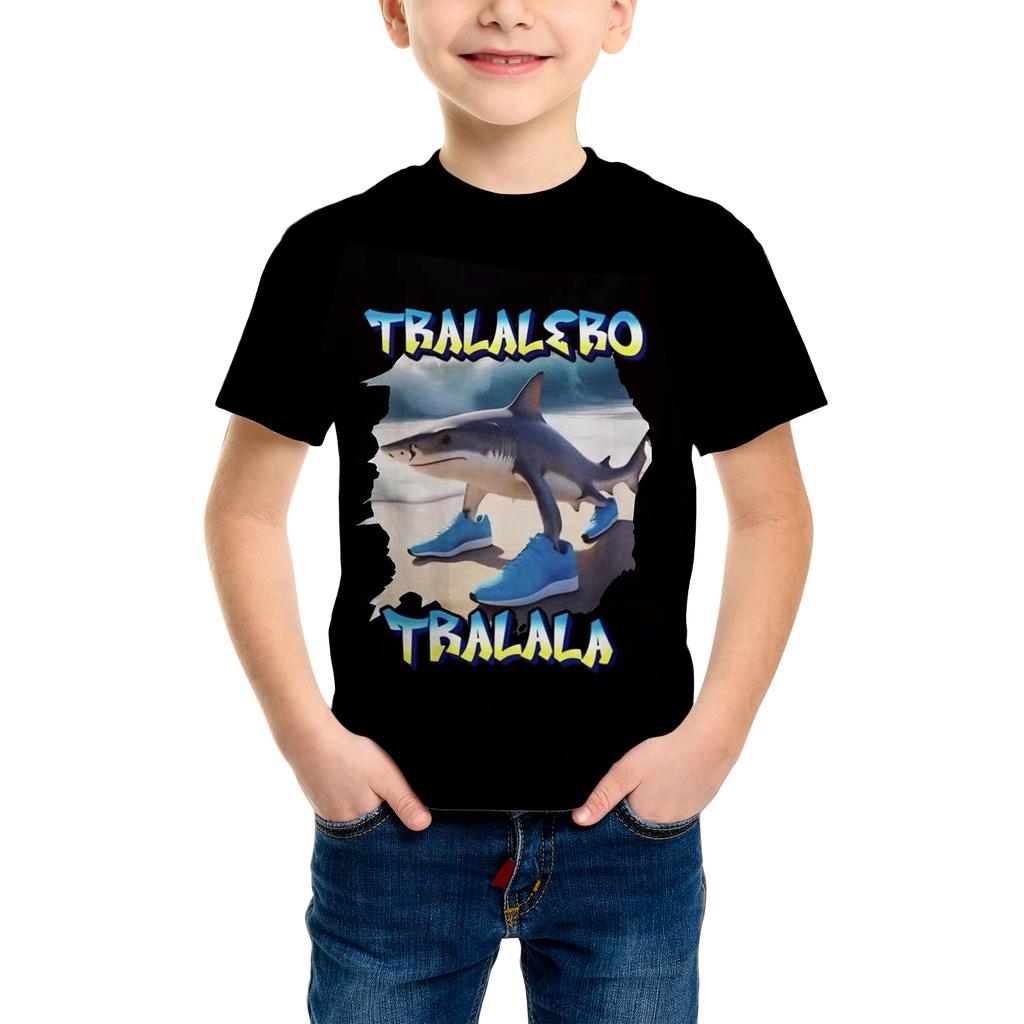 Neue Sport Kinder Jungen Kleidung 3D Druck T-Shirt Kurzarm Mode Lässiges Oberteil Kinder T-Shirt