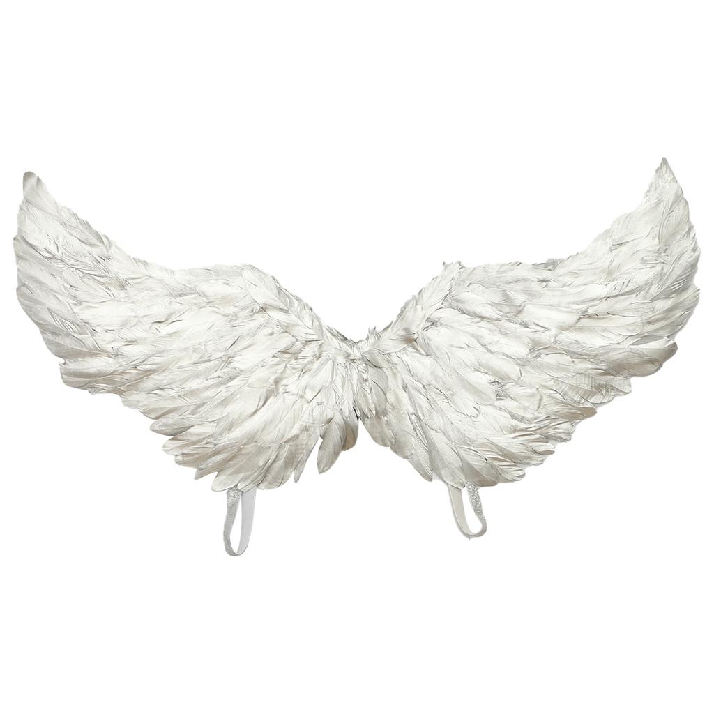 Children Angel Feather Wings Christmas Angel Wing Party Costume Wings Halloween Christmas Masquerade Accessories