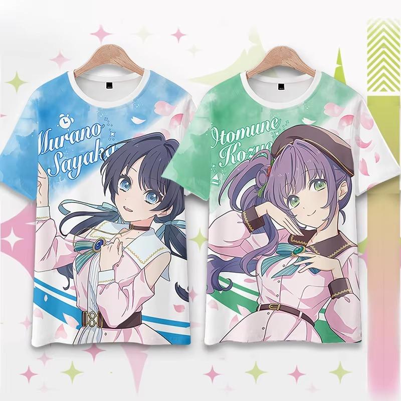 2026 Hatsune miku animation peripheral short-sleeved Children t-shirts kawaii dimensional student clothes T-shirt