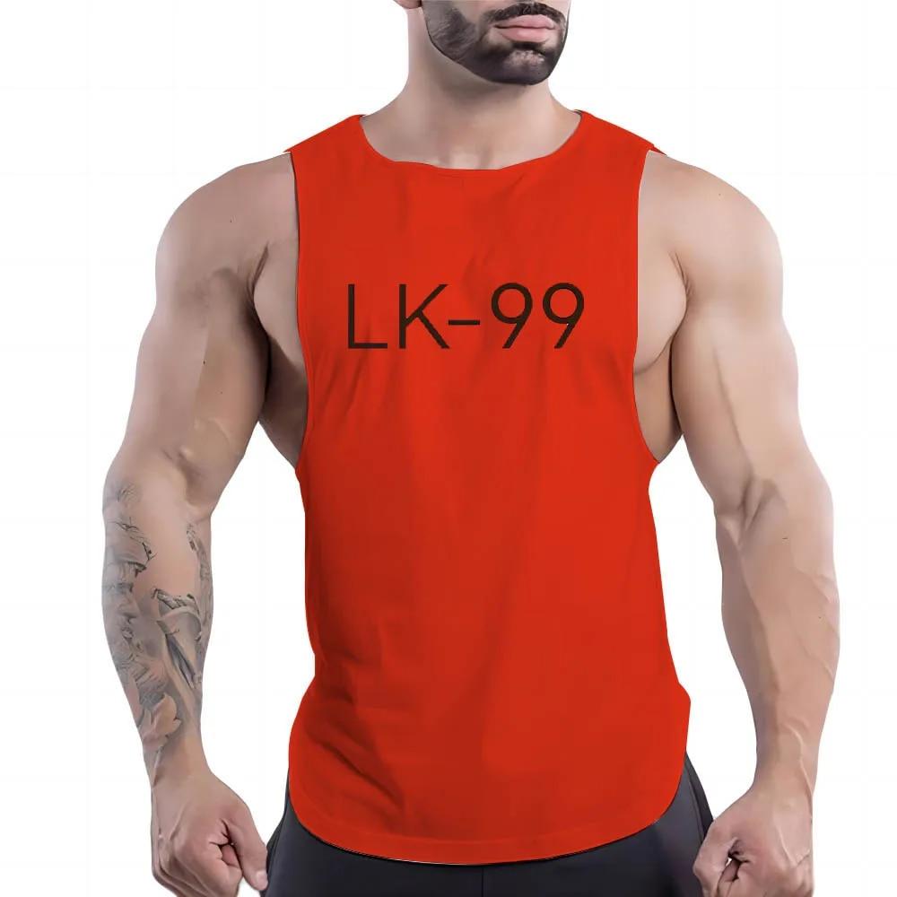Summer Adult Men'S Fitness Outdoor Crew-Neck Vest Superconductor Pattern 2d Printed Breathable Multi-Color Sleeveless Shirt