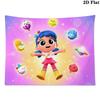 True and the Rainbow Kingdom Wall Tapestry Aesthetic Wall Hanging Printed Fabric Blanket Decorative Tapestries for Bedroom Living Room Home Decor