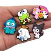Sanrio PVC Soft Rubber Shoe Charms - Anime Cartoon Accessories for Crocs