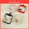Elegant Leather Jewelry Organizer With Flip Cover Compact Portable Case For Small Accessories