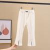 2-8T Batole Kid Dětské Dívčí kalhoty Podzimní Kojenecké Dívčí Kalhoty Elegantní Split Fashion Flares Kalhoty Nové Dětské Spodničky Kalhoty