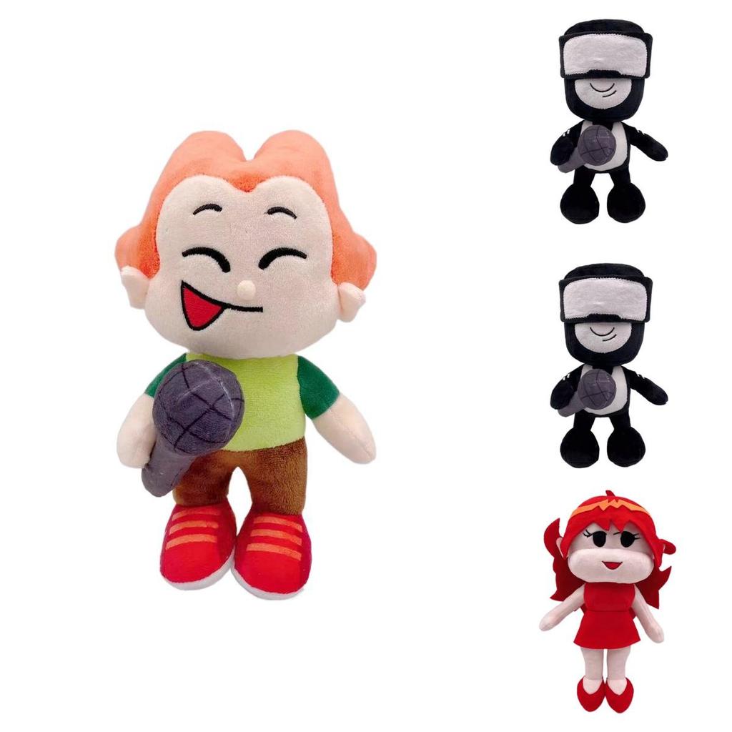 Adorable And Super Soft Friday Night Funkin Plush Toy Fnf Whitty And Girlfriend Stuffed Animal