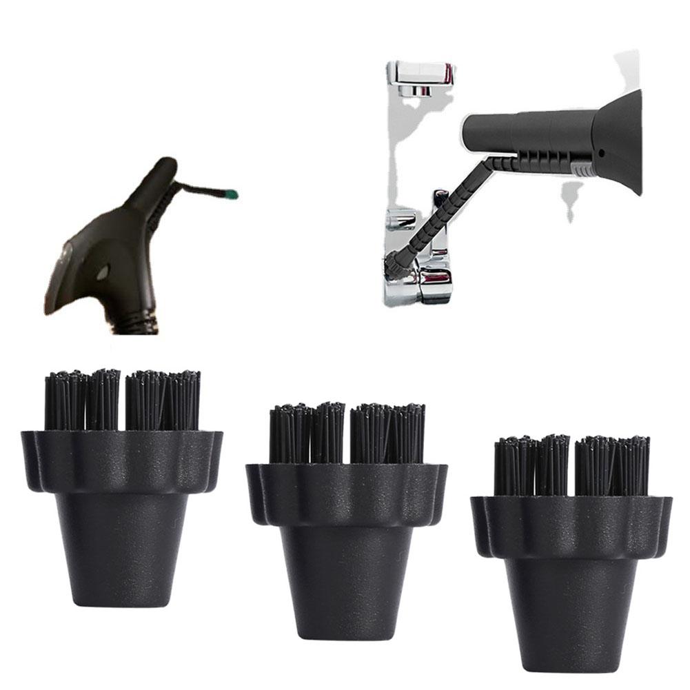 Nylon Bristle Brush Kit For Vaporetto Steam Cleaners – 3/6-Piece Set, Fits Lecoaspira, Unico And For VAPORETTO Pro Models
