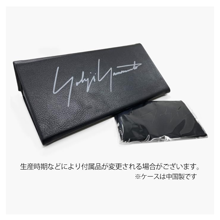 Yohji Yamamoto Glasses Made in Japan 3 c03 49mm Yohji Yamamoto Glasses Boston Type Beta Titanium Black Black Frame Made in Sabae Dummy Lens Shipping