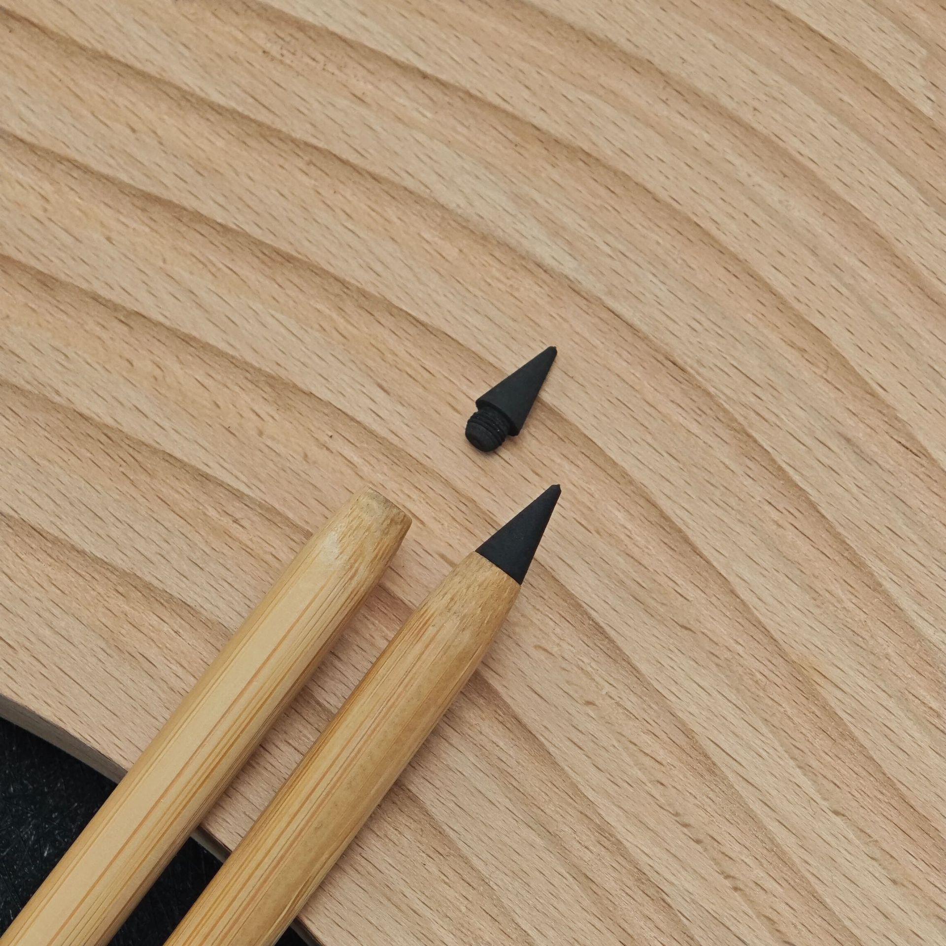 Bamboo Eternal Pencil: Durable, No-Sharpen, Break-Resistant, Customizable. HB