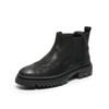 fashion brogue chelsea boots for men genuine leather bullock shoes cowboy platform boot designer vintage ankle botas man botines