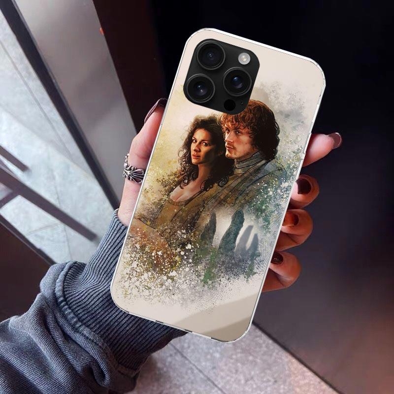 Outlander TV Phone Case For iPhone 17 Air 16 15 Pro Max 14 Plus 13 Mini 12 11 Cover 7 8 SE Silicone Shell Print Fundas 17 Air 16