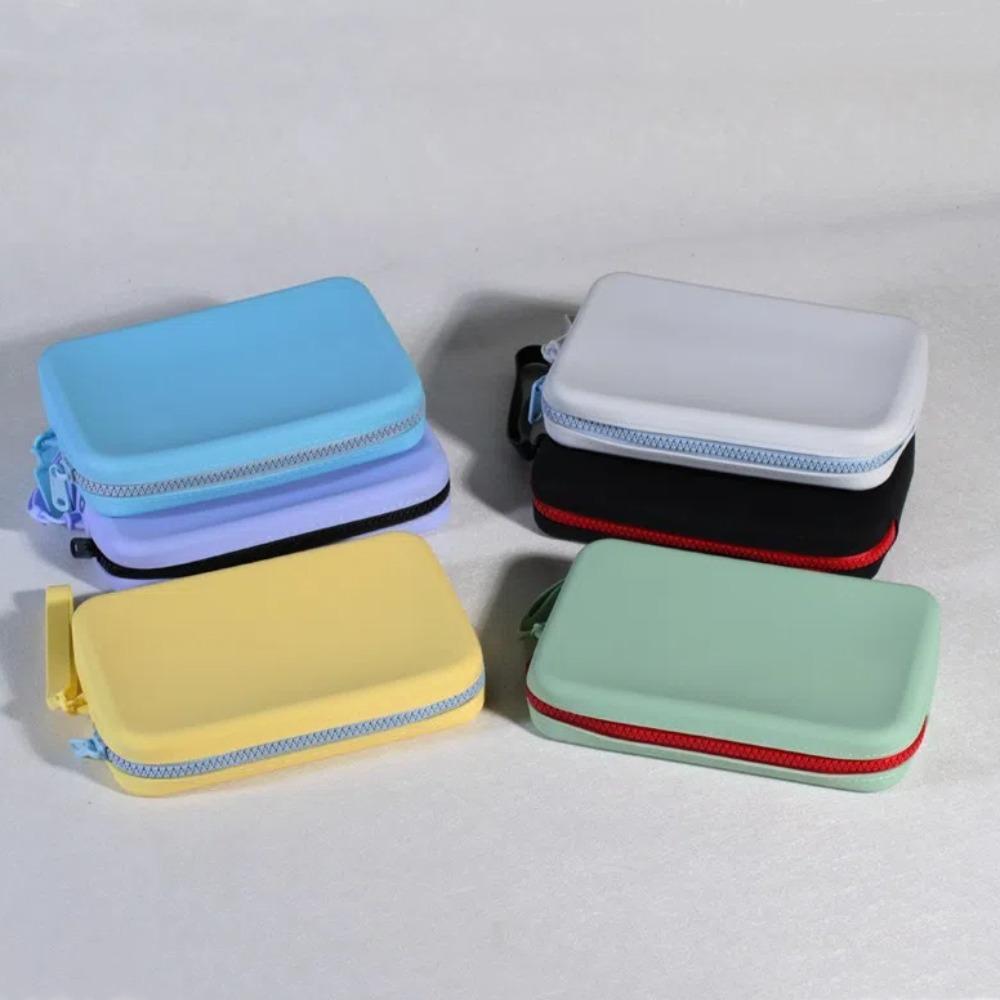 Portable Cosmetic Storage Bag with Zipper Storage Bags Waterproof Silicone Makeup Pouch Large Capacity Makeup Brush Holder