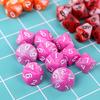 10pcs/set 10 Sided D10 Polyhedral Dices Numbers Dials Desktop Table Board Game