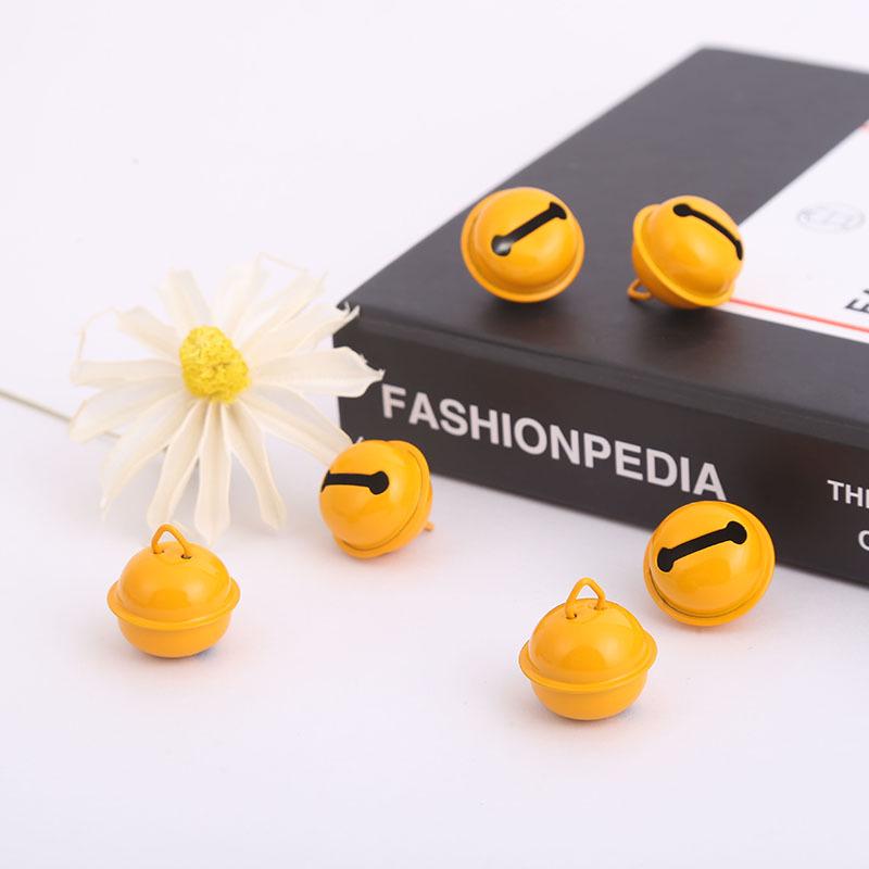 22mm Candy Color Baked Paint Round Pet Collar Bell - Christmas Accessories