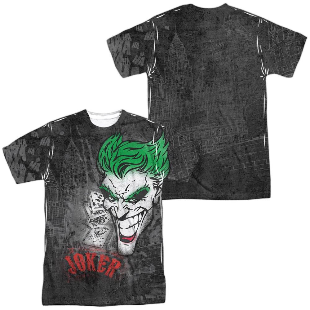 Batman  Joker Sprays The City  Dye Sublimation T-Shirt S