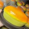 Squeeze Toy Soft Slow Rebound Stress Relief Toy Simulated Cheesecake Design Decompression Toy for Office Students Party