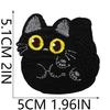 Cartoon Cat Embroidery Cloth Sticker Bow Kitten Computer Embroidery Label Heat Transfer Clothes Decoration Patch Sticker
