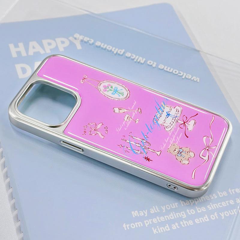 Zhitai Silver Edge Case for iPhone 15/16, Apple 14 Pro Max, and Huawei Mate60