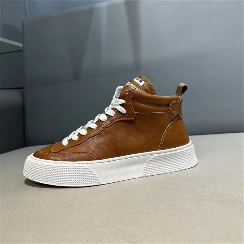 Autumn new casual thick-soled breathable high-top board shoes xs