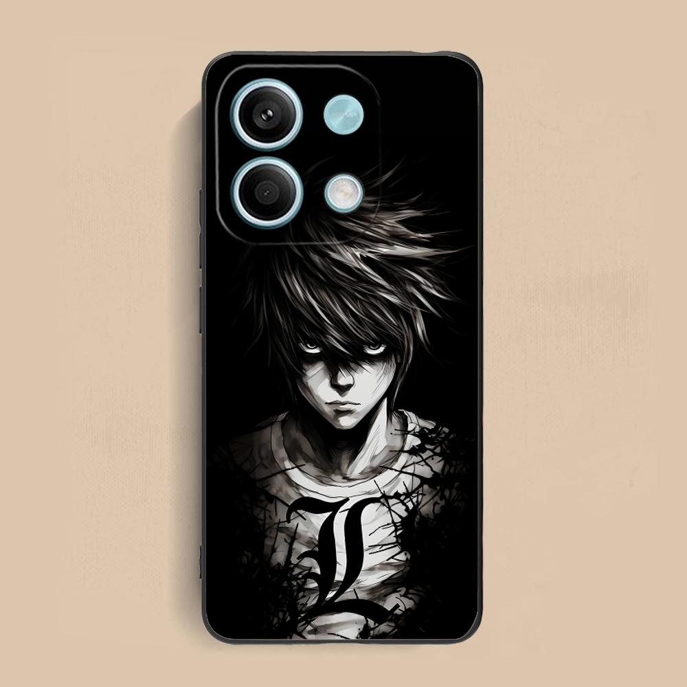 Death Note L Lawliet Mobile Phone Case for Xiaomi Redmi 15 14 13 12 A5 3 2 1 C Plus 4G 5G Colorful Printing Cover Cover Pretty