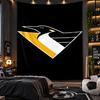 Arazzo da Appendere a Parete Stampa Pittsburgh Penguins Tessuto per Soggiorno Camera da Letto Decorazione per la Casa