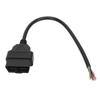 30cm / 11.8Inch OBD2 Adapter Open Plug Wire OBD2 Pigtail  Equipment Modification Technicians