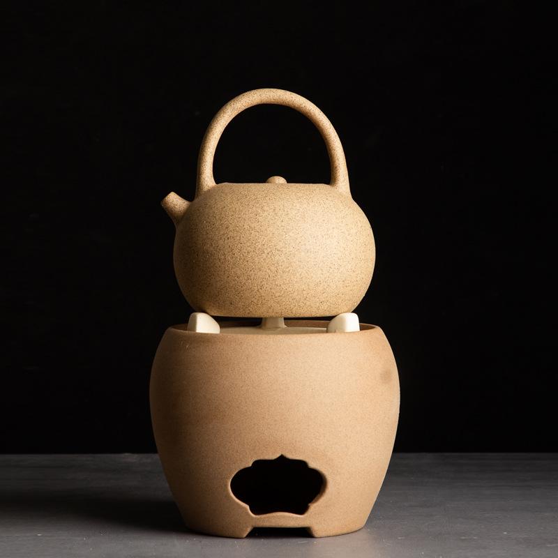 White Clay Gongfu Tea Brewing Stove Kettle