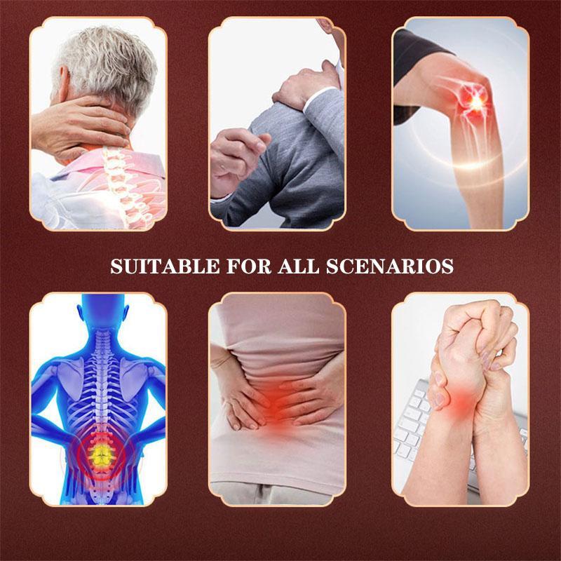 Wiederverwendbare schmerzlindernde Salbenpaste, Kniegelenk-Schmerzpflaster, keine Rückstände, schwarze Paste, Gesundheitsaufkleber