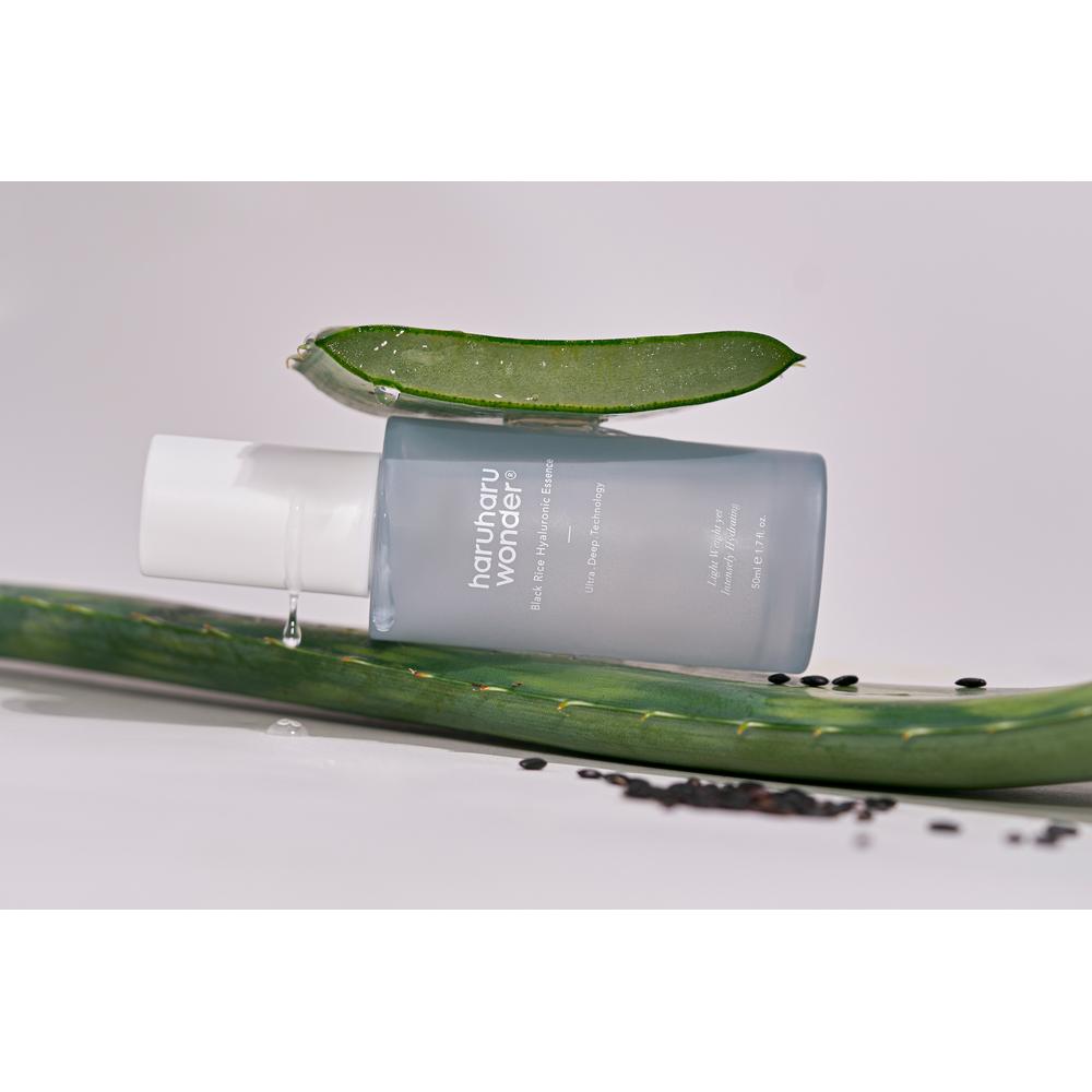 Haruharu Wonder Black Rice Hyaluronic Skin Booster Essence 50ml - Essence Boost Hydrate, Korean