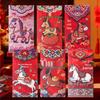 Hand-drawn Year of the Horse Red Envelope: Cute Flat Embroidery Lucky Money Bag for the Spring Festival