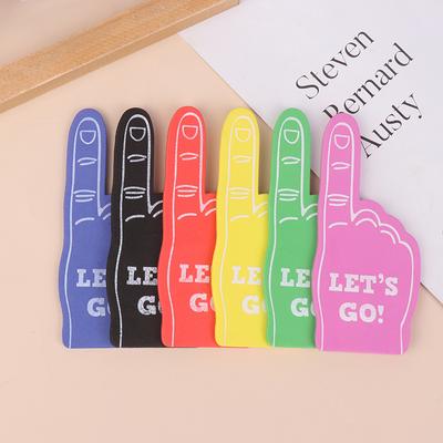 New Finger Foams Sports Cheerleading Party Hand Props 1 Noise Makers Props Giant Hands Sports Favors Cheering Palm Party Props