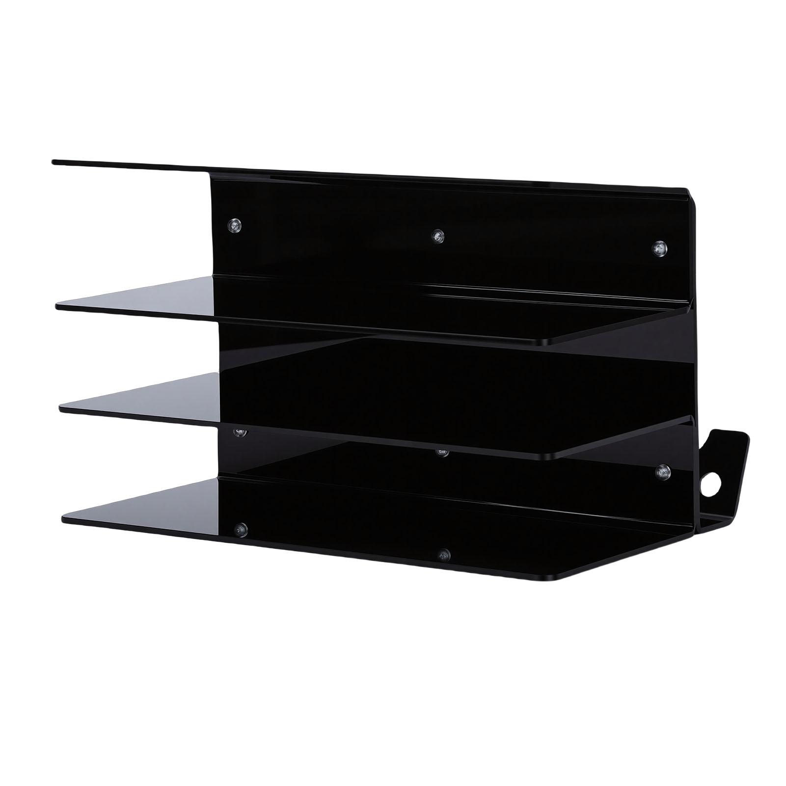 

Keyboard Storage Rack 3 Layer Acrylic Keyboard Display Stand for Gaming Keyboard Mouse чёрный