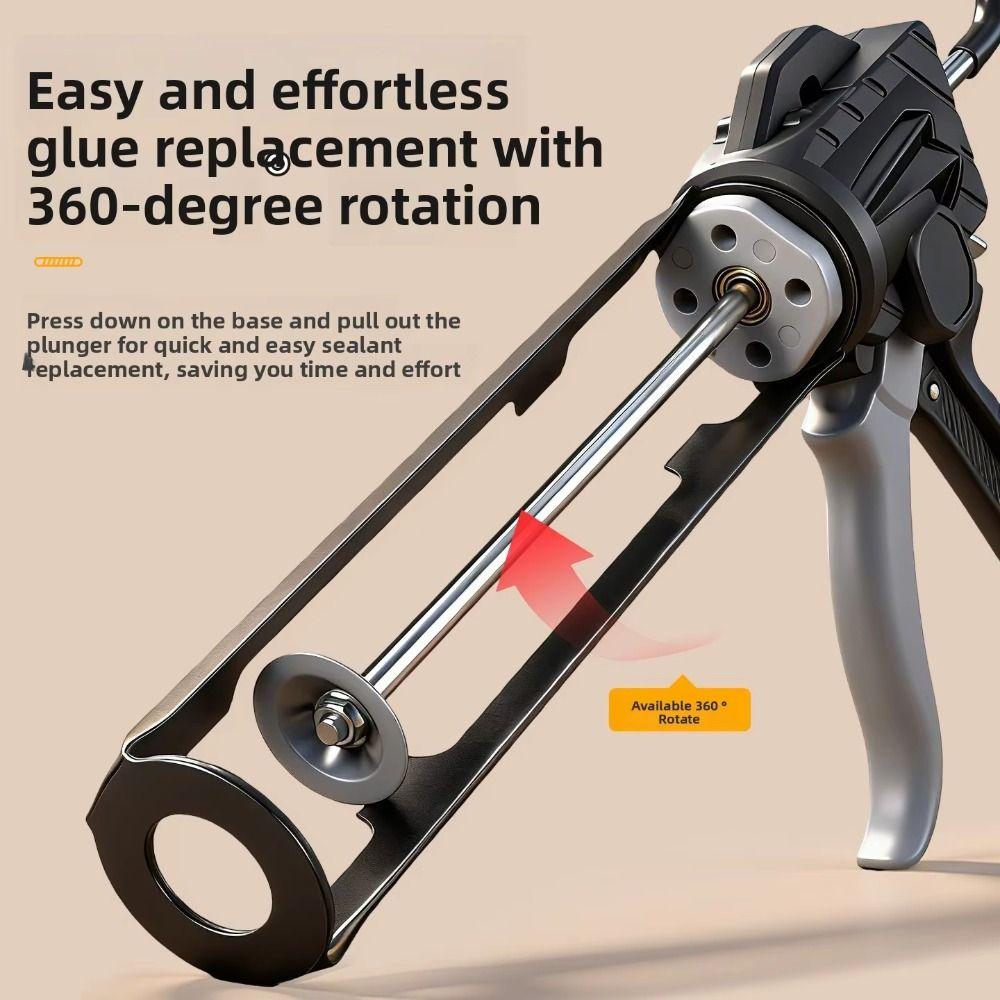 Labor-Saving Caulking Tool Multi-function Rotating Seal Sealant Tool Anti-drip Beauty Seam Cordless Caulk Tool Hand Tool Use Style 1