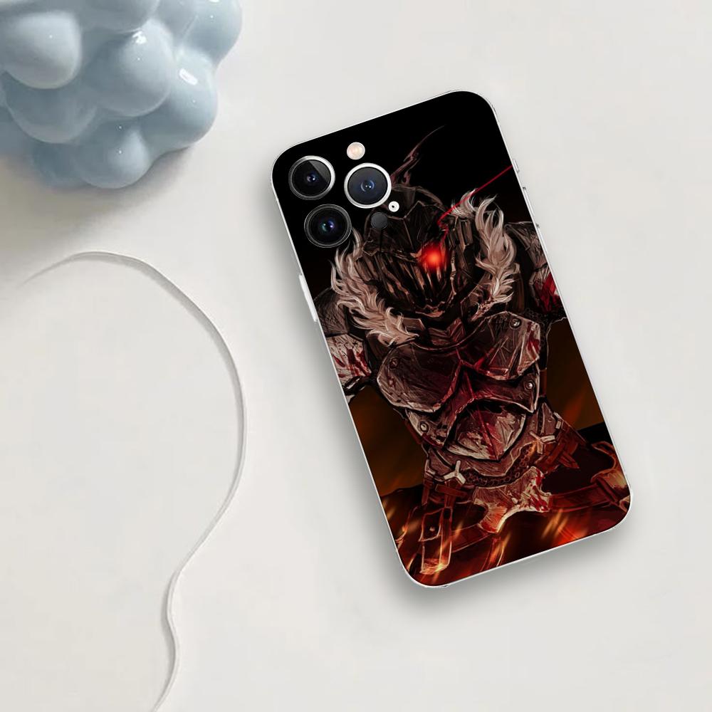 Goblin Slayer Anime Phone Case For Iphone 16 15 11 13 14 Pro Max 7 8 Plus X Xr Xs Max Se2020 12mini Transparent Cover