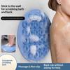 1Pc Back Scrub Bath Brush Suction Cup Non-Slip Foot Massager Pad for Bathroom Shower Deep Cleansing Skin Care
